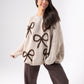Caitlyn Bow Detail Jumper In Neutral