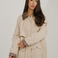 Caitlyn Leopard Contrast Trench Coat In Neutral