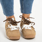 Cathy Double Laced Trainers In Camel