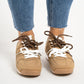 Cathy Double Laced Trainers In Camel