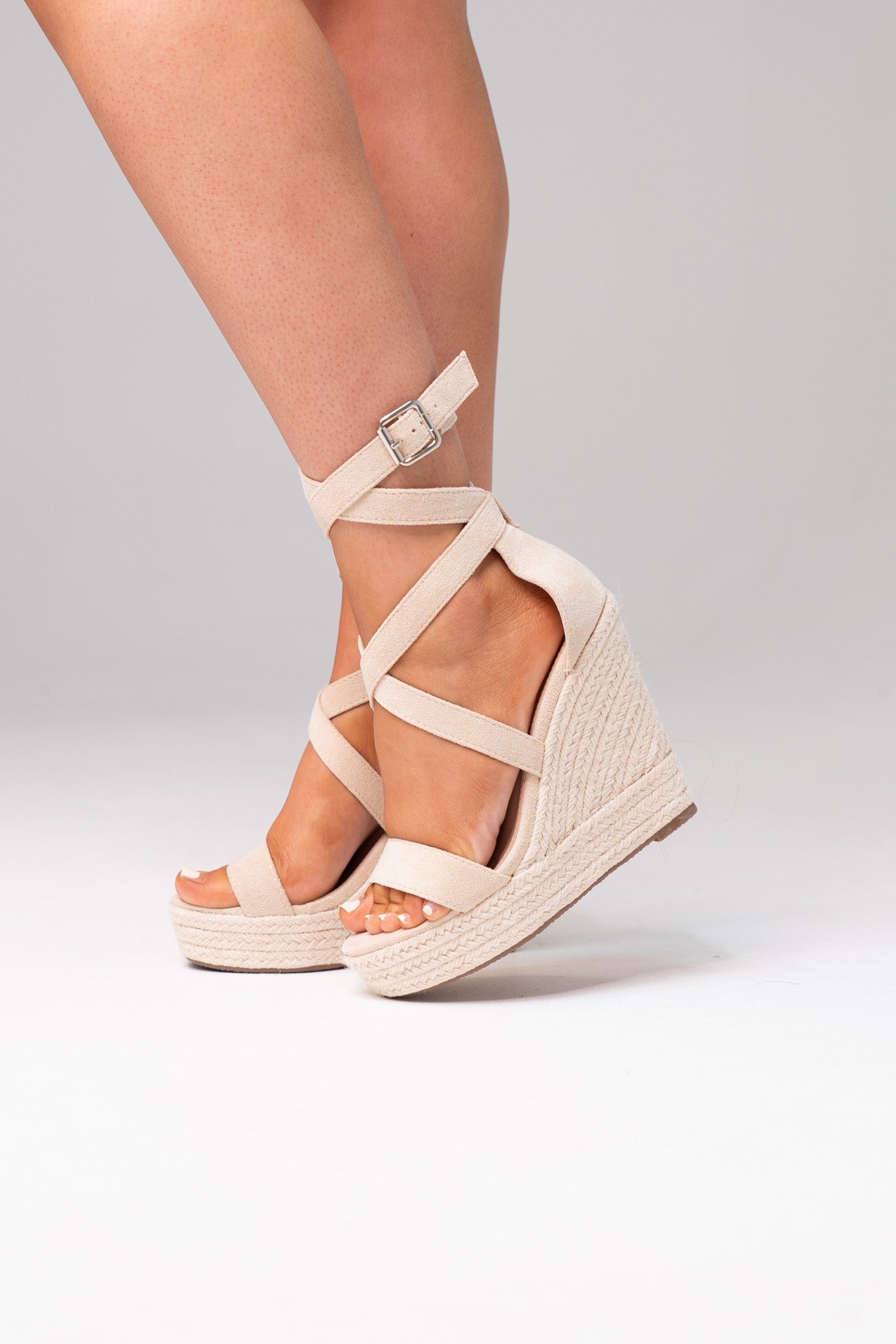 Cathy Wedges In Neutral