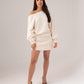 Caitlyn Longline Jumper In Ivory