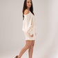 Caitlyn Longline Jumper In Ivory