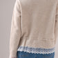 Cathy Drawstring Cardigan In Neutral