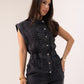 Cora Sleeveless Jumpsuit In Black Wash