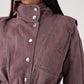Cora Tie Waist Jacket In Prune