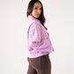 Cora Zip Front Jacket In Lilac