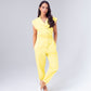 Cora Sleeveless Jumpsuit In Yellow