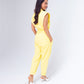Cora Sleeveless Jumpsuit In Yellow