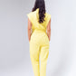 Cora Sleeveless Jumpsuit In Yellow