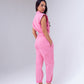 Cora Sleeveless Jumpsuit In Pink