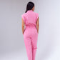 Cora Sleeveless Jumpsuit In Pink