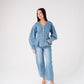 Love Laura Carrot Barrell Jeans In Mid Wash