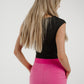 Freya Fitted Trouser In Fuchsia