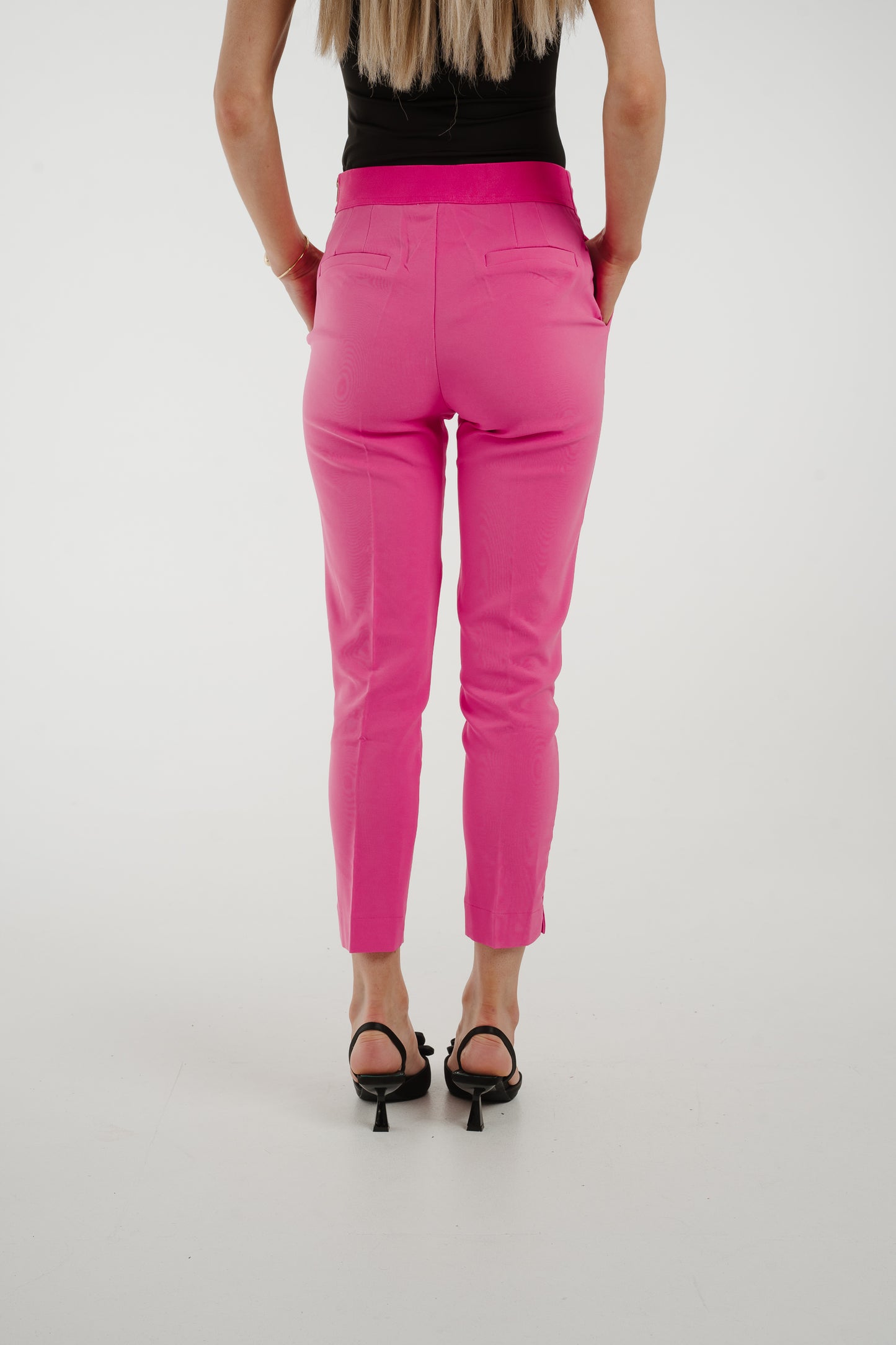Freya Fitted Trouser In Fuchsia