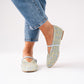 Faith Woven Flats In Blue
