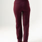 Love Laura Fitted Trousers In Burgundy