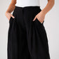 Iris Wide Leg Trousers In Black