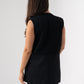Love Laura Longline Waistcoat In Black