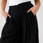 Iris Wide Leg Trousers In Black