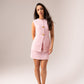 Love Laura Tweed Skirt In Pink