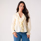 Holly Pleat & Ruffle Blouse In Lemon