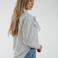 Lily Bow Neck Blouse In White