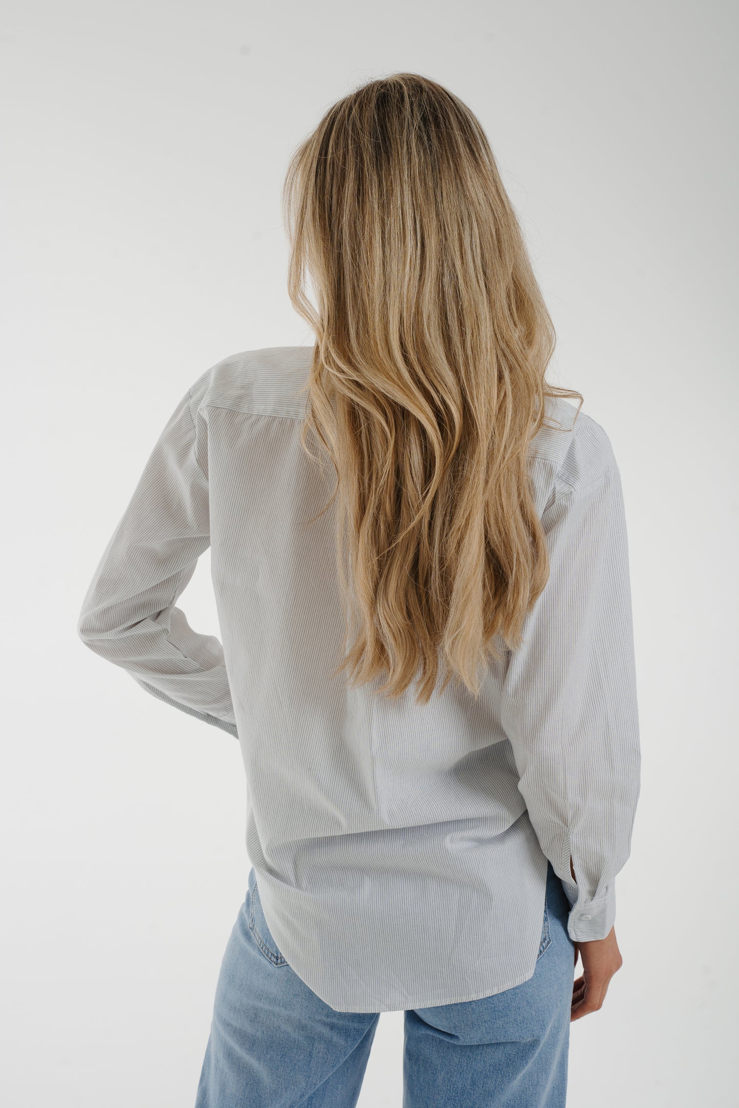 Lily Bow Neck Blouse In White