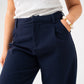 Love Laura Cigarette Trousers In Navy