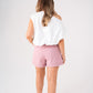 Kiera Linen Effect Top In White