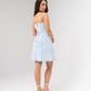 Lynne Strappy Denim Dress In Light Wash