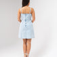 Lynne Strappy Denim Dress In Light Wash