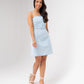Lynne Strappy Denim Dress In Light Wash