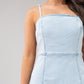 Lynne Strappy Denim Dress In Light Wash