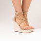 Cathy Wedges In Tan