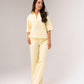Ella Embroidered Trousers In Yellow