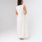 Elsa Longline Waistcoat In Ivory