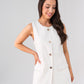 Elsa Longline Waistcoat In Ivory