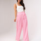 Willow Tie Waist Trousers In Pink