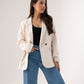 Love Laura Blazer In Neutral