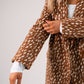Love Laura Coat In Bambi Print
