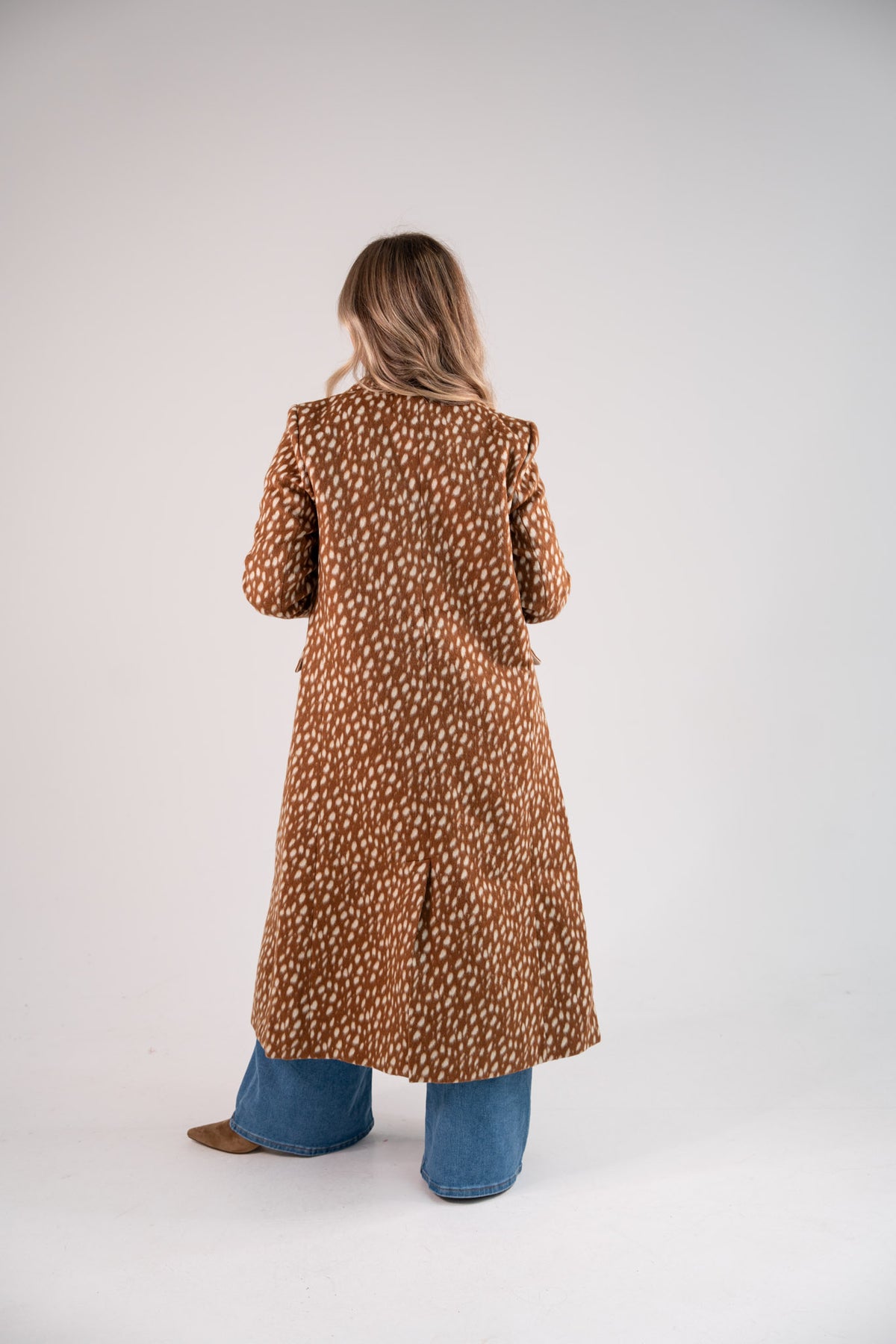 Love Laura Coat In Bambi Print