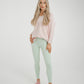 Amber V-Neck Jumper In Blush