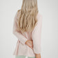 Amber V-Neck Jumper In Blush