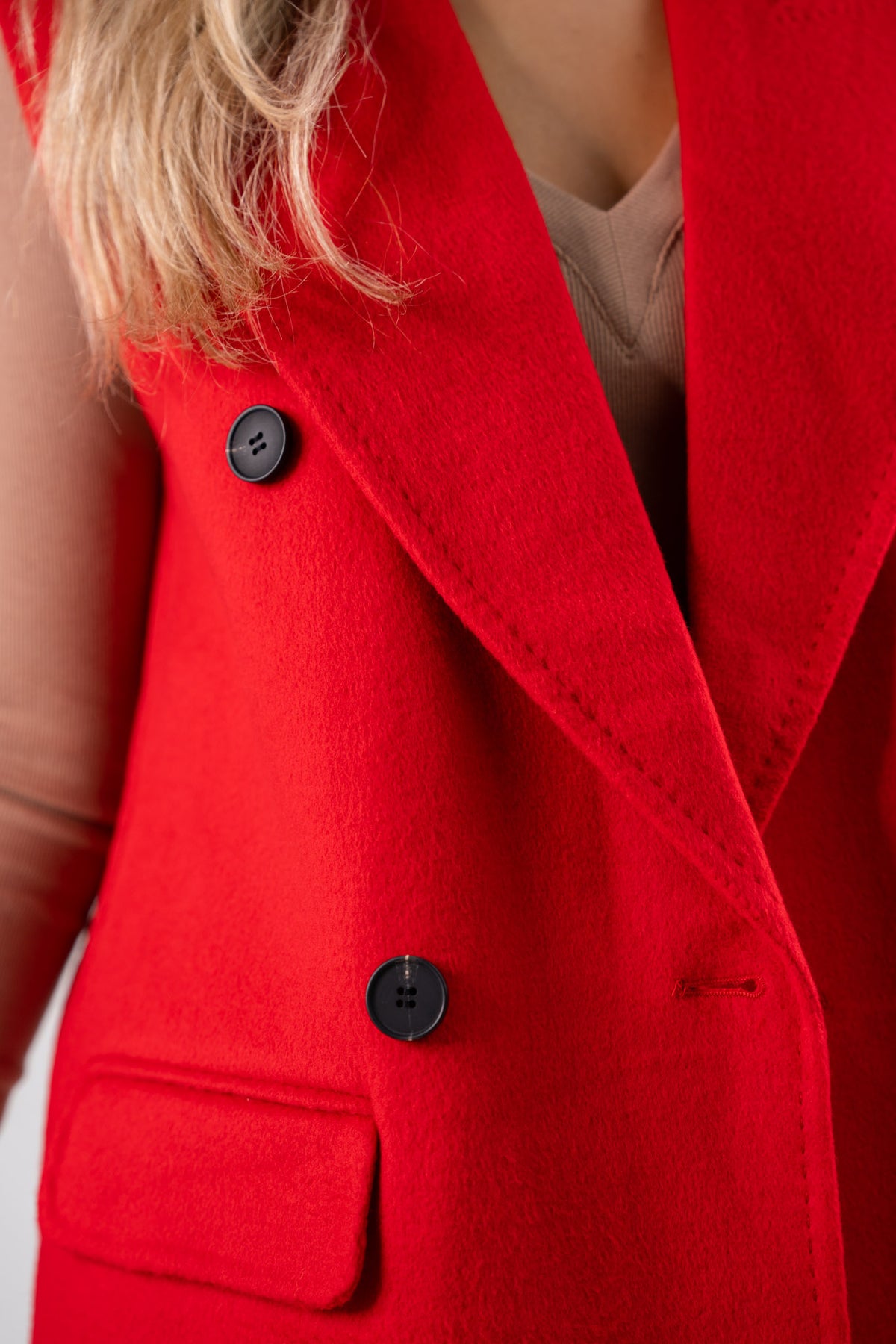 Love Laura Three Way Edit Coat In Red