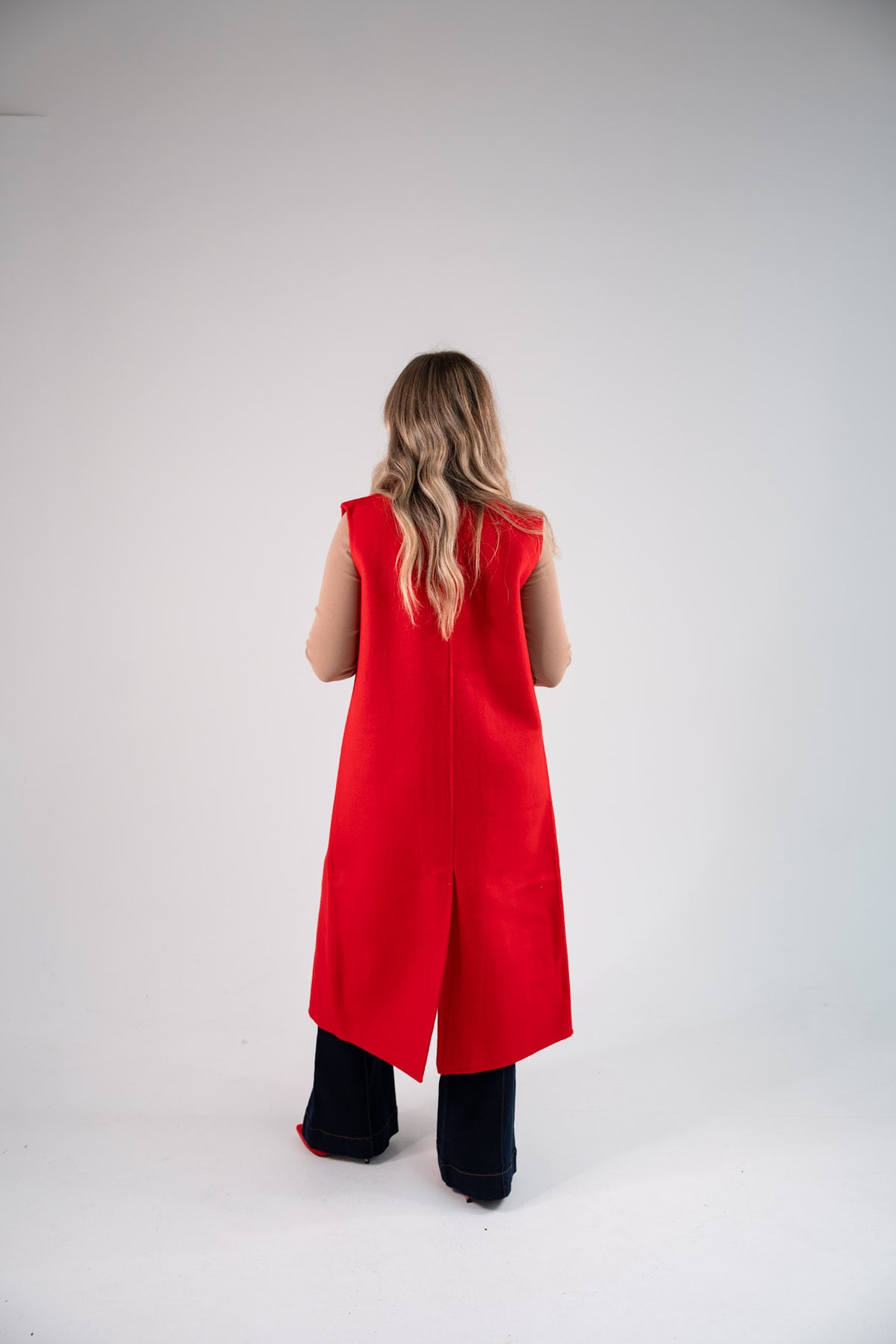 Love Laura Three Way Edit Coat In Red