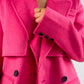 Love Laura Three Way Edit Coat In Fuchsia