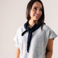 Kendra Knit Neck Scarf In Navy