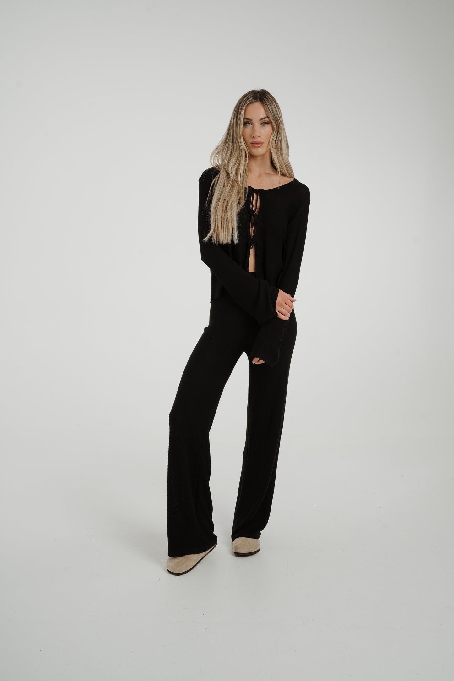 Elsa Knit Trousers In Black