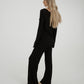 Elsa Knit Trousers In Black